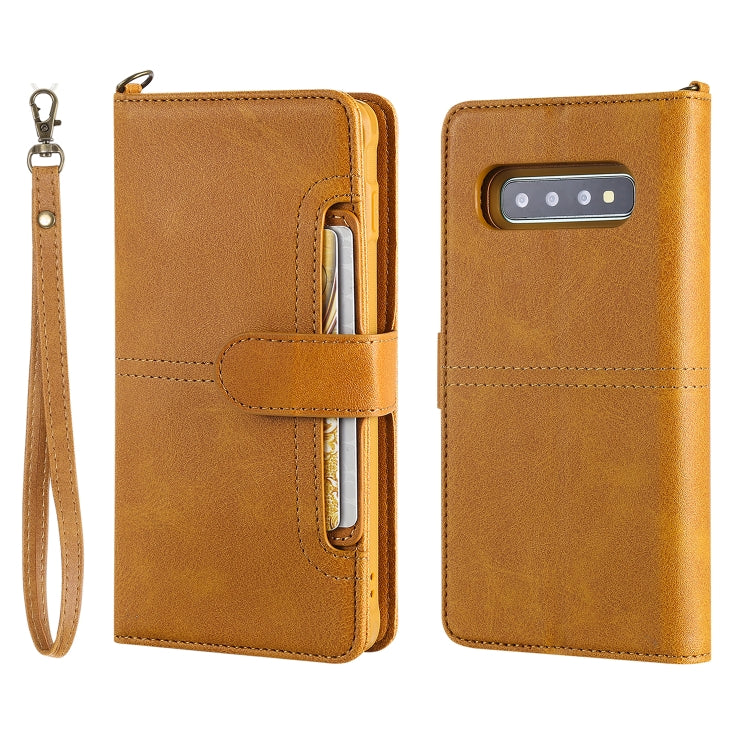 Multifunctional Detachable Magnetic Horizontal Flip Leather Case with Card Slots & Holder & Wallet & Photo Frame, For Galaxy S9, For Galaxy S9+, For Galaxy S10+, For Galaxy S10