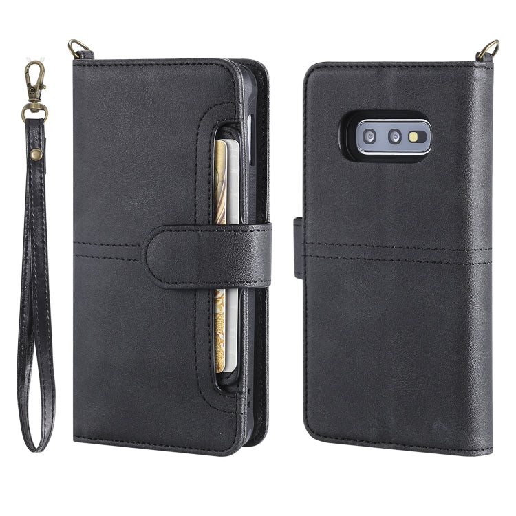 Multifunctional Detachable Magnetic Horizontal Flip Leather Case with Card Slots & Holder & Wallet & Photo Frame, For Galaxy S10e, For Galaxy S8, For Galaxy S10 5G