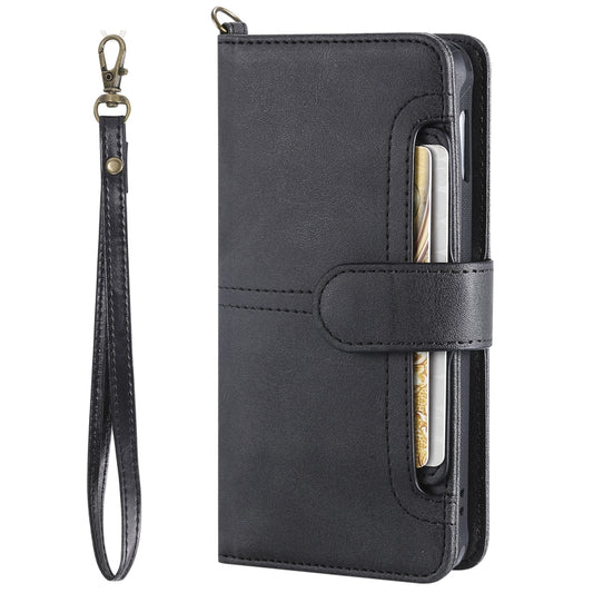 Detachable magnetic design showing multiple storage compartments for Galaxy S8 S10 5G