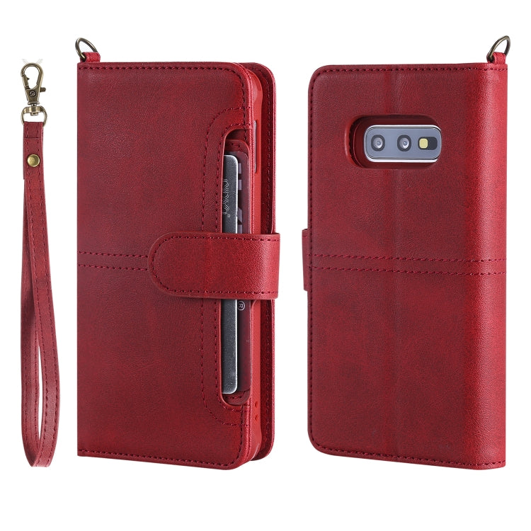 Multifunctional Detachable Magnetic Horizontal Flip Leather Case with Card Slots & Holder & Wallet & Photo Frame, For Galaxy S10e, For Galaxy S8, For Galaxy S10 5G