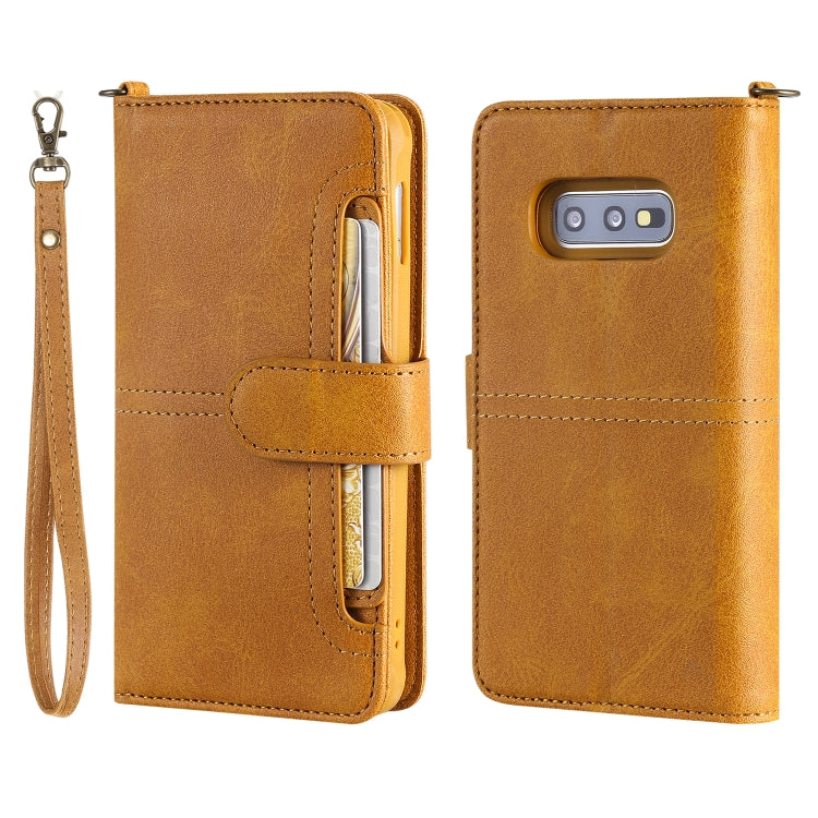 Multifunctional Detachable Magnetic Horizontal Flip Leather Case with Card Slots & Holder & Wallet & Photo Frame, For Galaxy S10e, For Galaxy S8, For Galaxy S10 5G