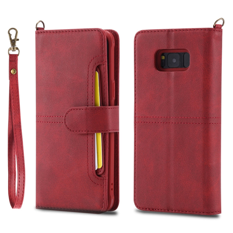 Multifunctional Detachable Magnetic Horizontal Flip Leather Case with Card Slots & Holder & Wallet & Photo Frame, For Galaxy S10e, For Galaxy S8, For Galaxy S10 5G
