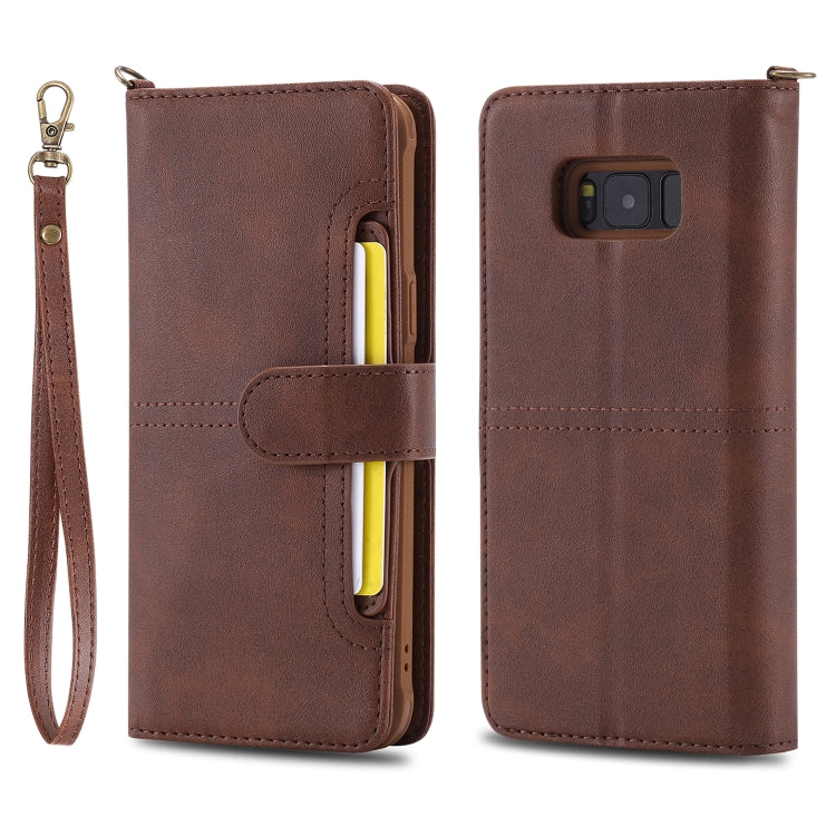 Multifunctional Detachable Magnetic Horizontal Flip Leather Case with Card Slots & Holder & Wallet & Photo Frame, For Galaxy S10e, For Galaxy S8, For Galaxy S10 5G