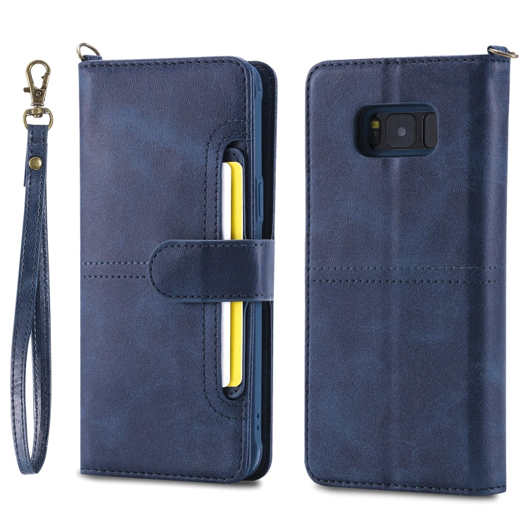 Multifunctional Detachable Magnetic Horizontal Flip Leather Case with Card Slots & Holder & Wallet & Photo Frame, For Galaxy S10e, For Galaxy S8, For Galaxy S10 5G