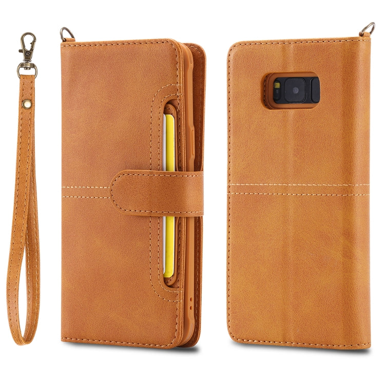 Multifunctional Detachable Magnetic Horizontal Flip Leather Case with Card Slots & Holder & Wallet & Photo Frame, For Galaxy S10e, For Galaxy S8, For Galaxy S10 5G