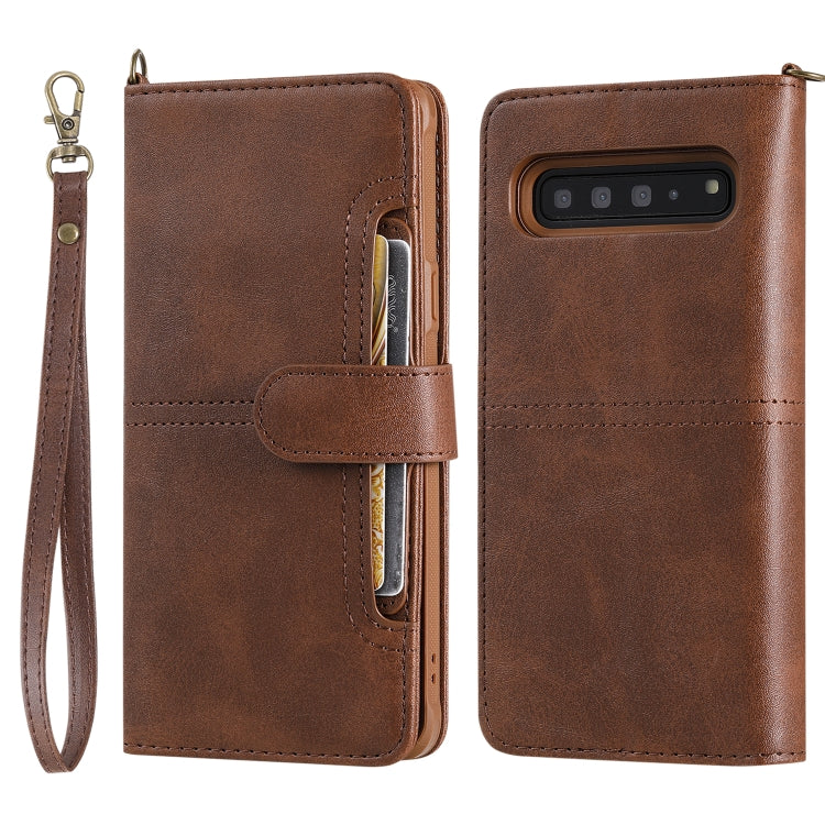 Multifunctional Detachable Magnetic Horizontal Flip Leather Case with Card Slots & Holder & Wallet & Photo Frame, For Galaxy S10e, For Galaxy S8, For Galaxy S10 5G