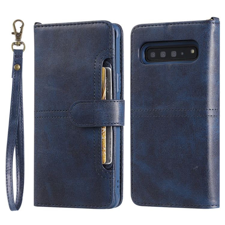 Multifunctional Detachable Magnetic Horizontal Flip Leather Case with Card Slots & Holder & Wallet & Photo Frame, For Galaxy S10e, For Galaxy S8, For Galaxy S10 5G
