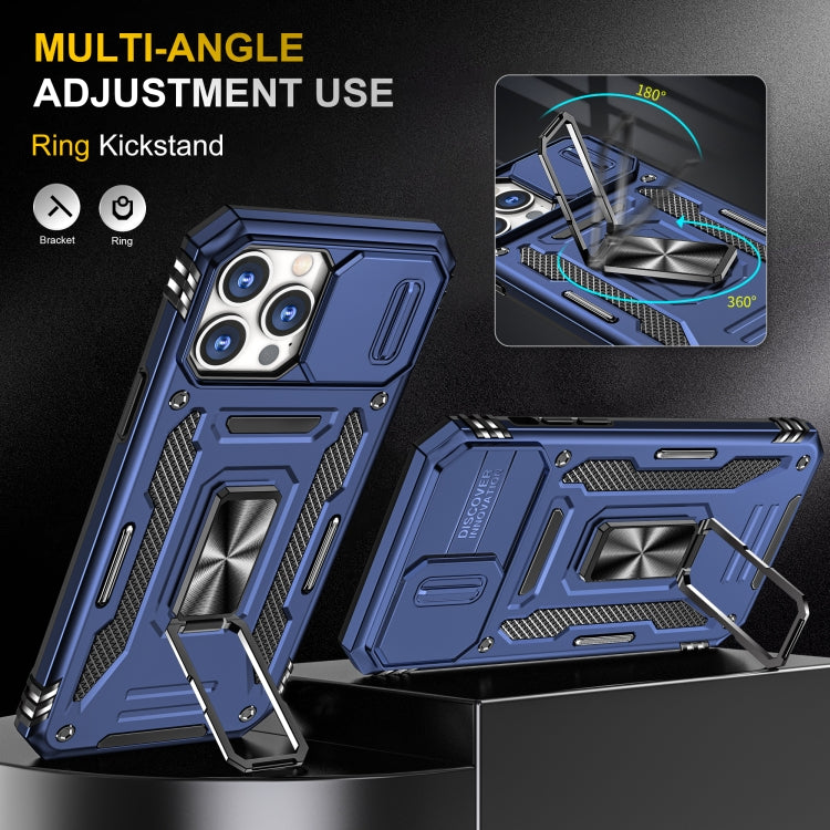 Armor PC + TPU Camera Shield Phone Case, For iPhone 12 Pro