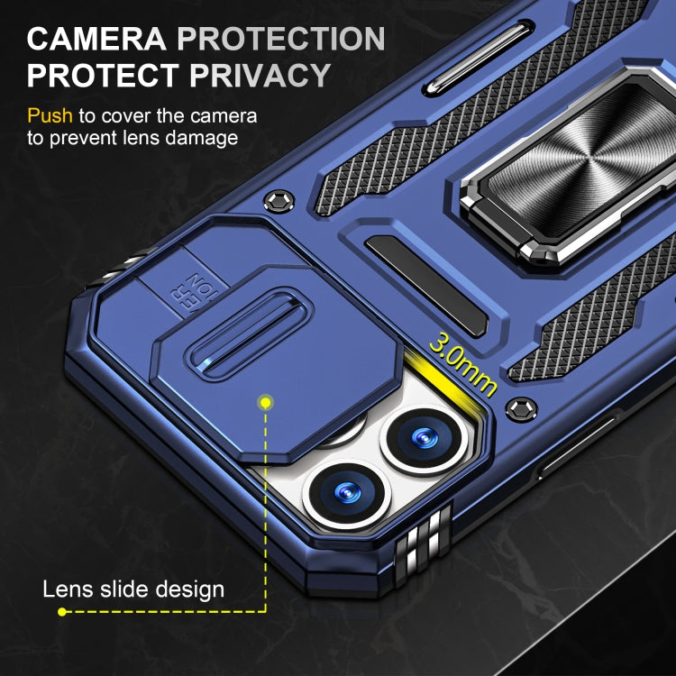 Armor PC + TPU Camera Shield Phone Case, For iPhone 12 Pro