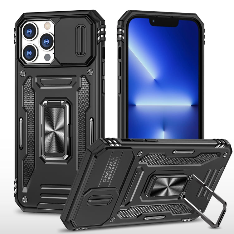 Armor PC + TPU Camera Shield Phone Case, For iPhone 12 Pro