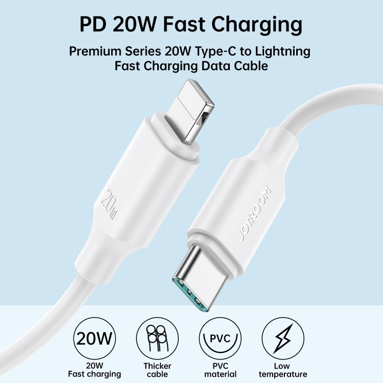 JOYROOM S-CL020A9 20W USB-C/Type-C to 8 Pin Fast Charging Data Cable