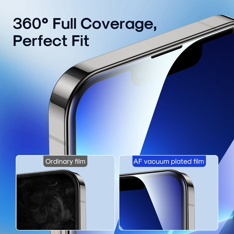 JOYROOM JR-H01 2.5D Screen Printing Full Screen Black Edge Tempered Glass Film, For iPhone 14 Plus