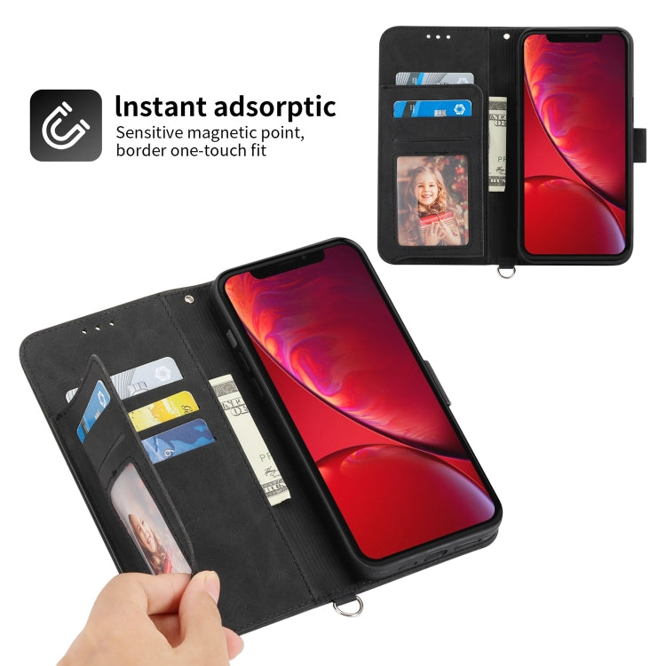 Skin-feel Flowers Embossed Wallet Leather Phone Case, Series 1