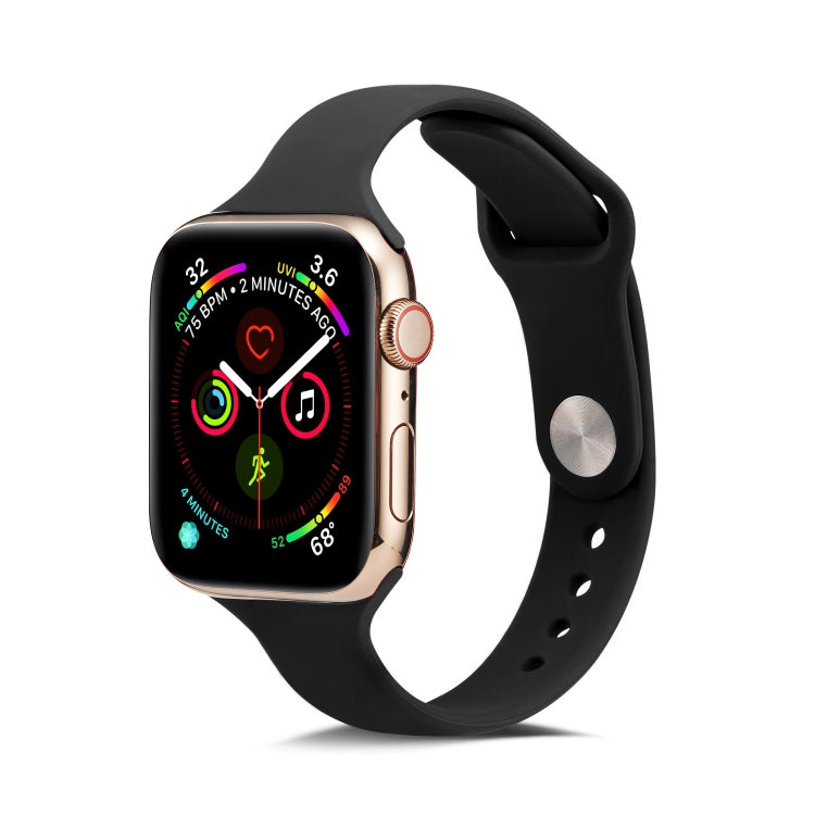 Thin Silicone Replacement Wrist Strap Watchband, For Apple Watch 5/4 44mm & 3/2/1 42mm