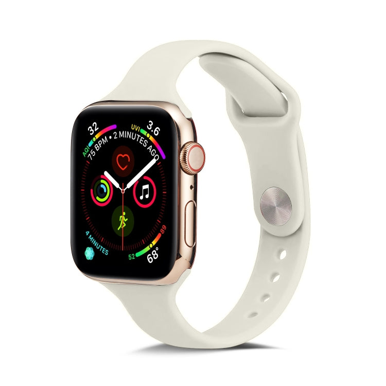 Thin Silicone Replacement Wrist Strap Watchband, For Apple Watch 5/4 44mm & 3/2/1 42mm