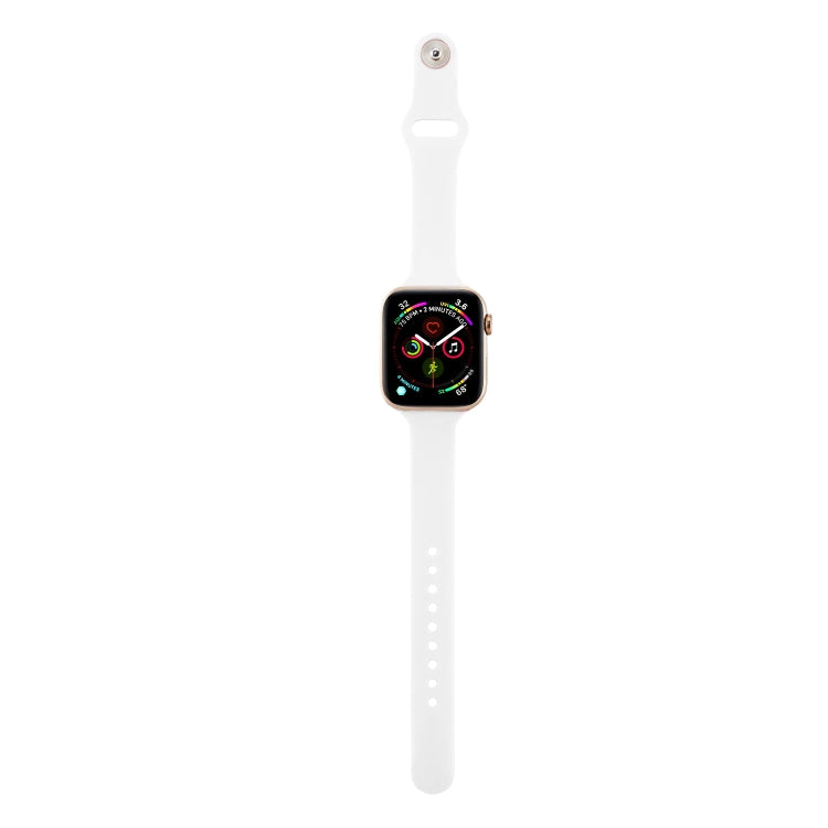 Thin Silicone Replacement Wrist Strap Watchband, For Apple Watch 5/4 40mm & 3/2/1 38mm