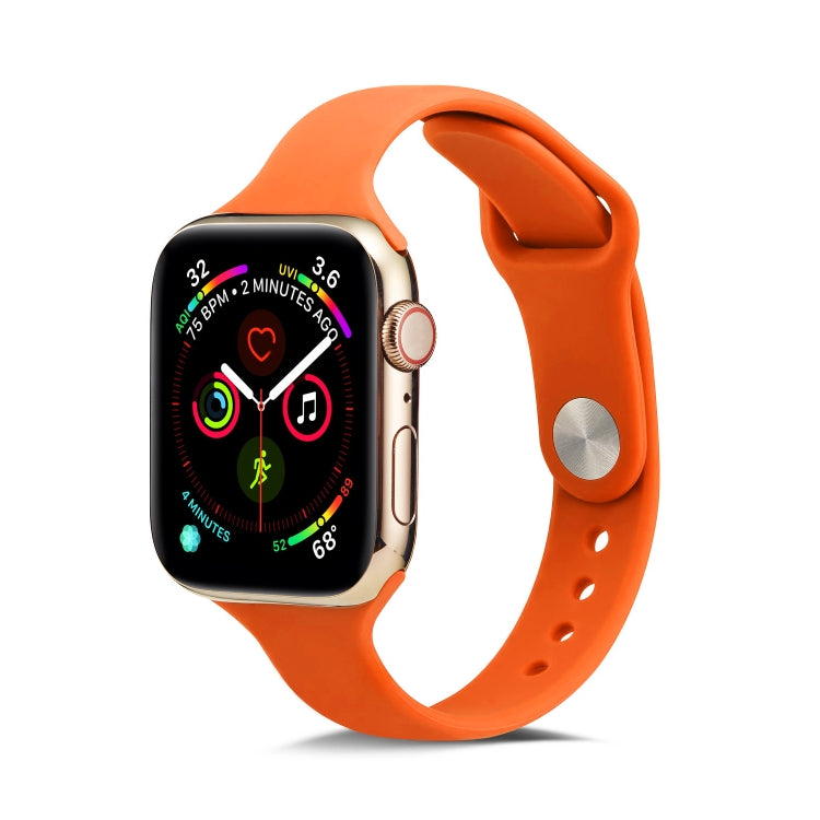 Thin Silicone Replacement Wrist Strap Watchband, For Apple Watch 5/4 40mm & 3/2/1 38mm