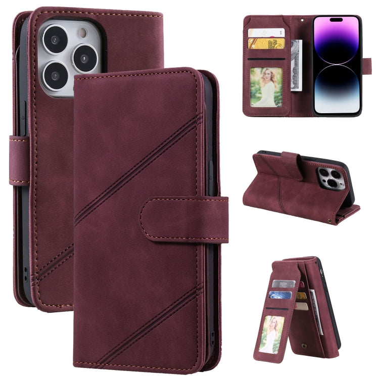 Skin Feel Multi-card Wallet Leather Phone Case