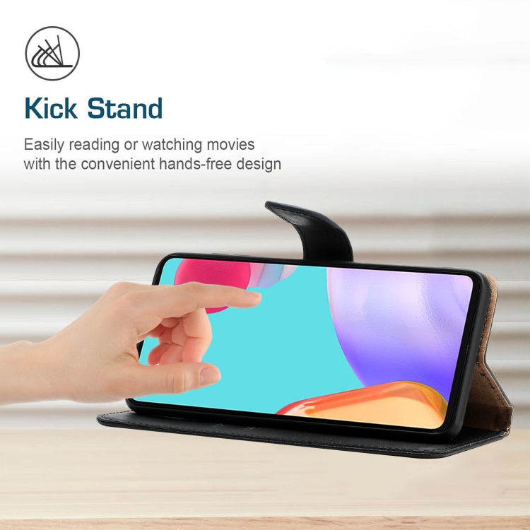 Genuine Leather Fingerprint-proof Flip Phone Case, For Xiaomi Poco M5 4G/5G/M4 5G, For Xiaomi Poco M5s, For Xiaomi Redmi A1, For Xiaomi Redmi K50 Ultra/12T/12T Pro