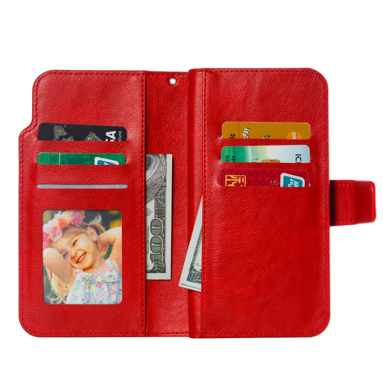 9 Card Tri-Fold Wallets Leather Phone Case