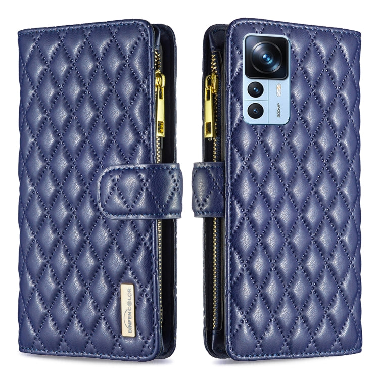Diamond Lattice Zipper Wallet Leather Flip Phone Case
