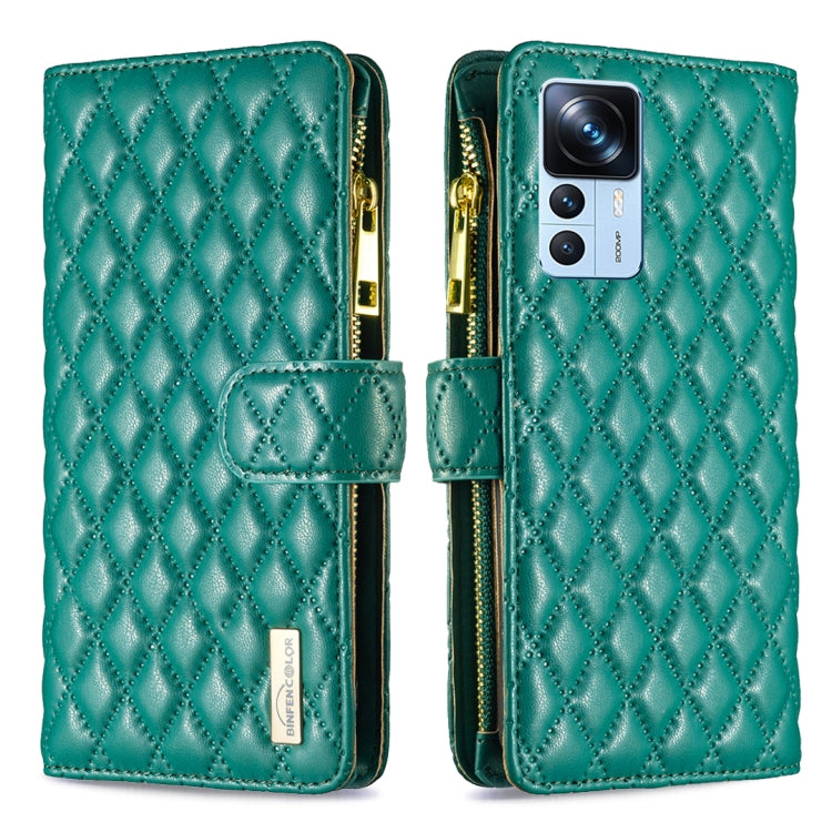 Diamond Lattice Zipper Wallet Leather Flip Phone Case