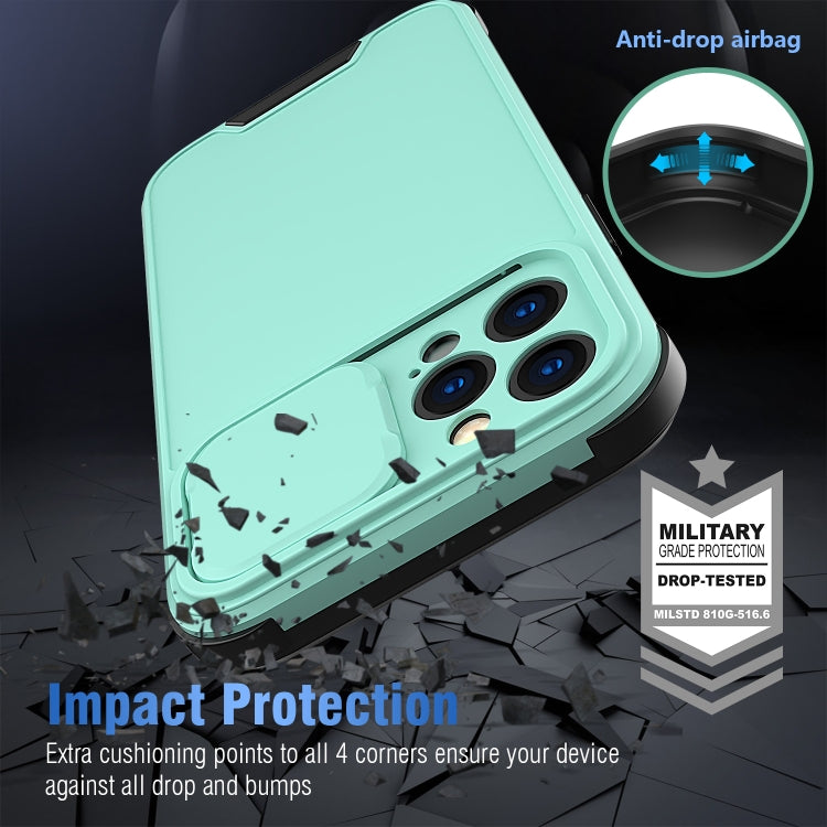 Sliding Camera Cover Design PC + TPU Phone Case