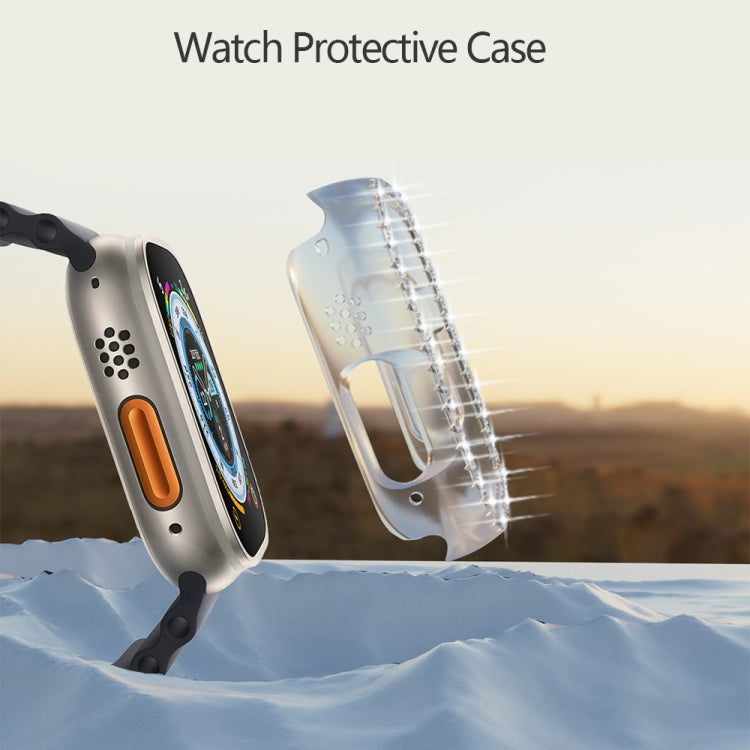 Diamond Hollow PC Watch Case, For Apple Watch Ultra 49mm