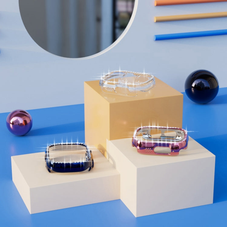 Diamond Hollow PC Watch Case, For Apple Watch Ultra 49mm