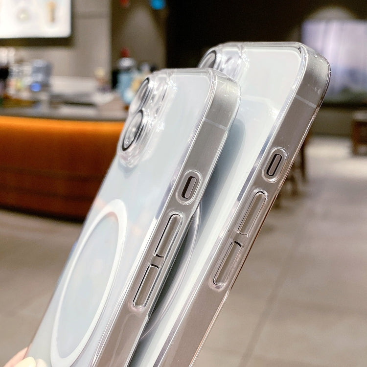 MagSafe PC Transparent Phone Case with Dust Net
