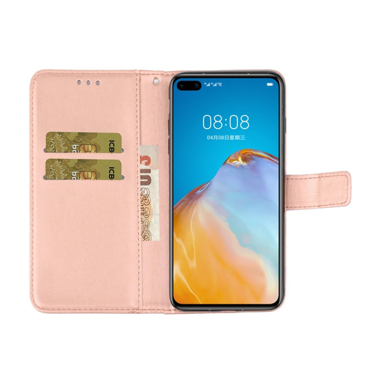 Huawei P40 case interior showing multiple card slots and storage compartments