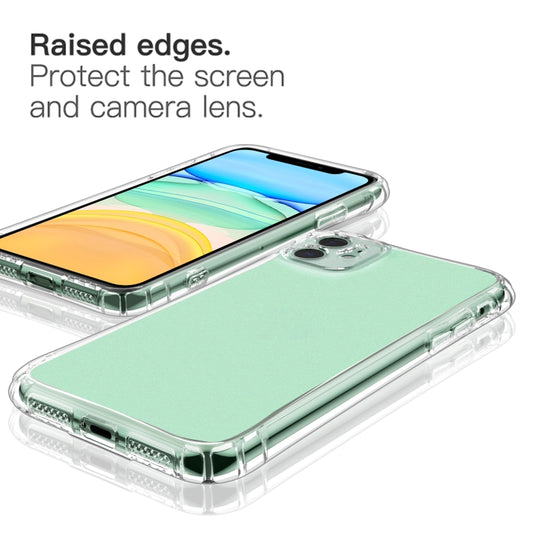 Drop-tested airbag shockproof case showing transparent design compatibility with iPhone 11 Pro Max