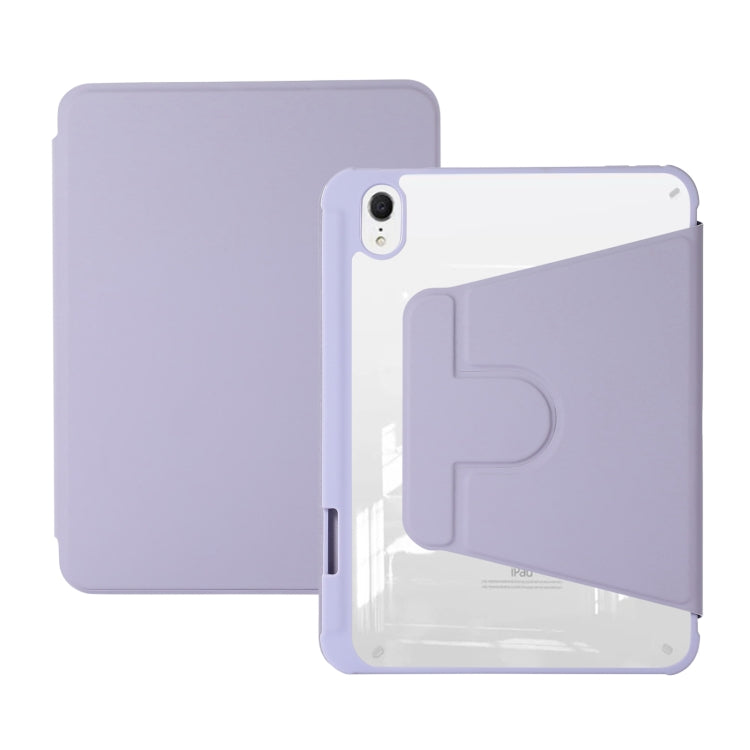 Acrylic Rotatable Holder Tablet Leather Case, For iPad mini 2024 / mini 6, For iPad Air 5 2022 / 4 2020
