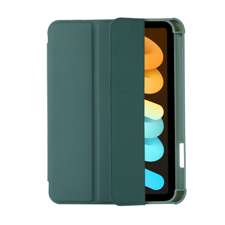 Étui en cuir acrylique pliable en 3 parties pour iPad mini 2024/mini 6