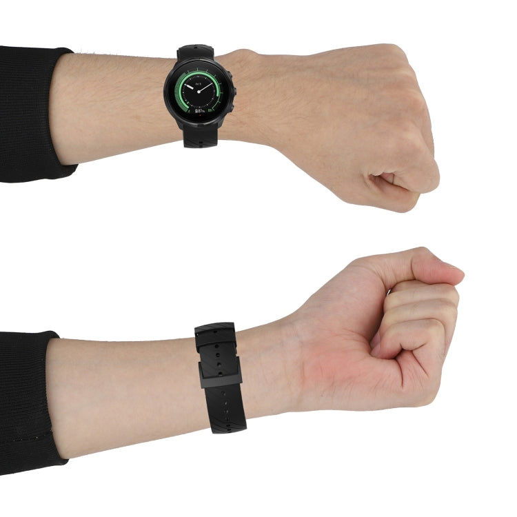 For Suunto 9 Lightning Silicone Strap