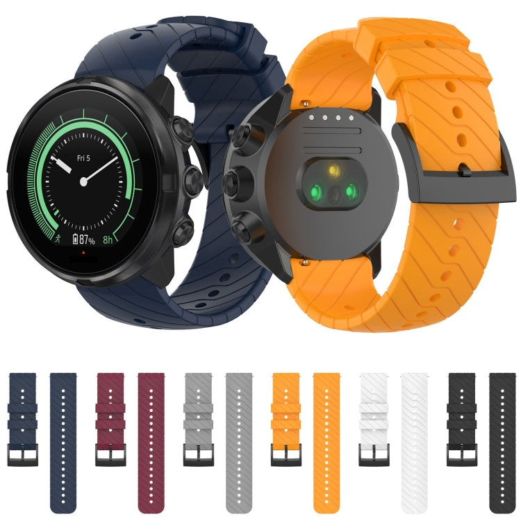 For Suunto 9 Lightning Silicone Strap