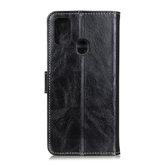 Interior card slot layout with multiple compartments for credit cards and cash storage