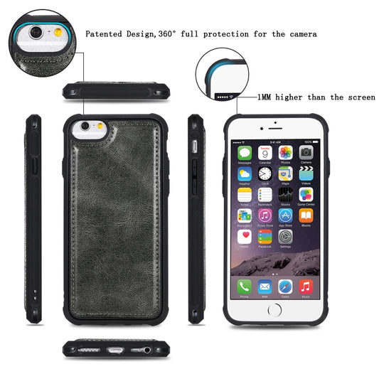 Multifunctional iPhone case displaying integrated wallet and photo frame functionality