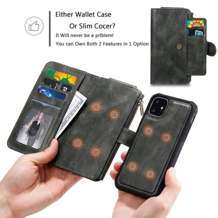 E-Comfort Retro Leather Flip Case iPhone 11, Card Slots and Stand