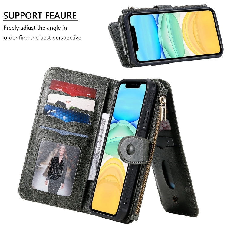 E-Comfort Retro Leather Flip Case iPhone 11, Card Slots and Stand