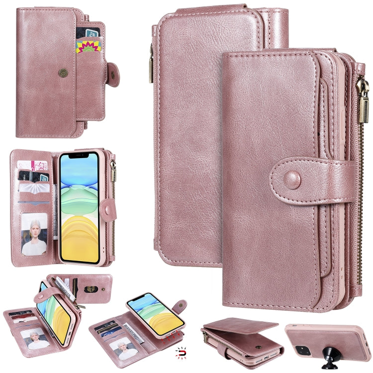 E-Comfort Retro Leather Flip Case iPhone 11, Card Slots and Stand