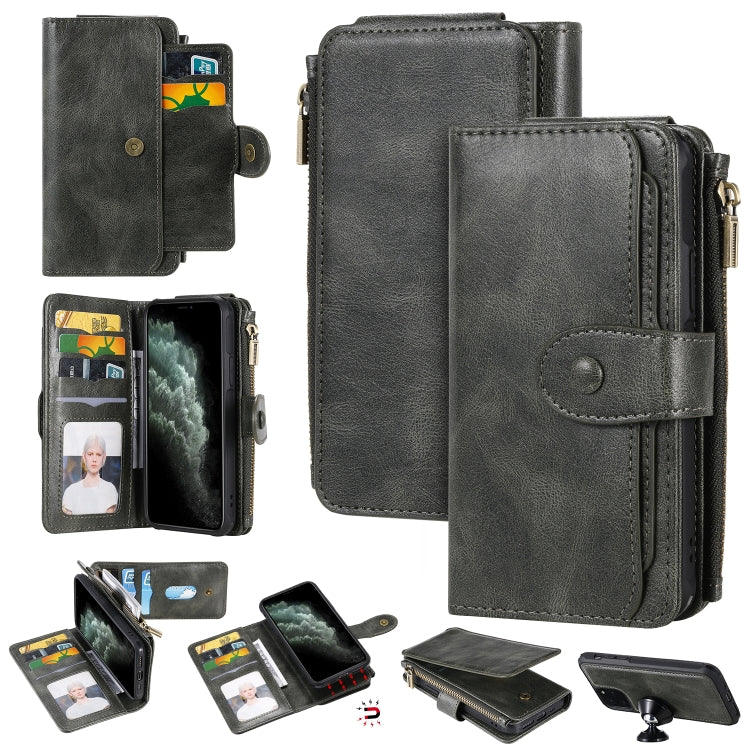 E-Comfort Retro Leather Flip Case iPhone 11, Card Slots and Stand