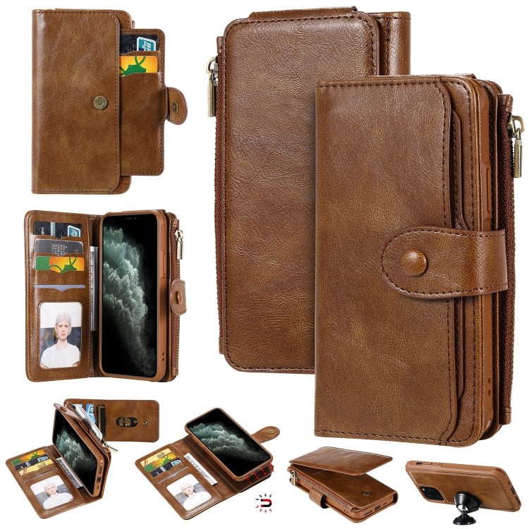 E-Comfort Retro Leather Flip Case iPhone 11, Card Slots and Stand