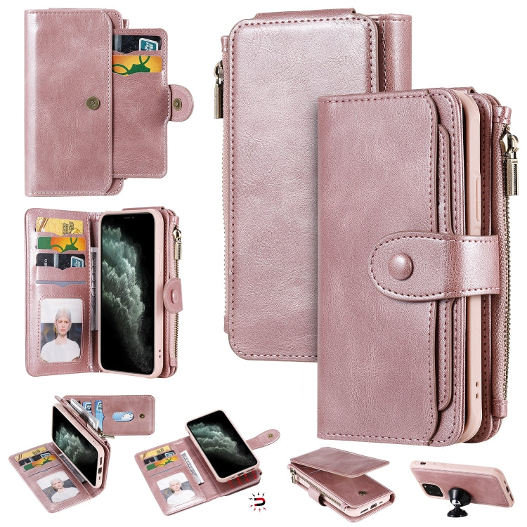 E-Comfort Retro Leather Flip Case iPhone 11, Card Slots and Stand
