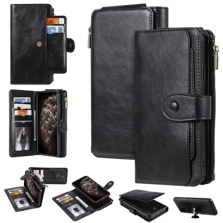 E-Comfort Retro Leather Flip Case iPhone 11, Card Slots and Stand