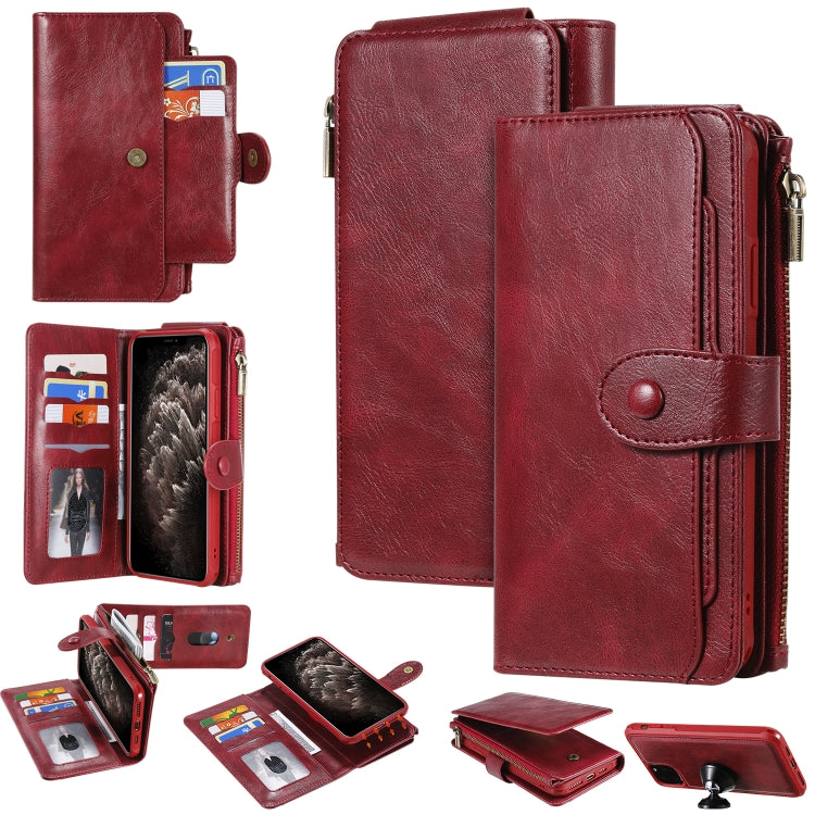E-Comfort Retro Leather Flip Case iPhone 11, Card Slots and Stand
