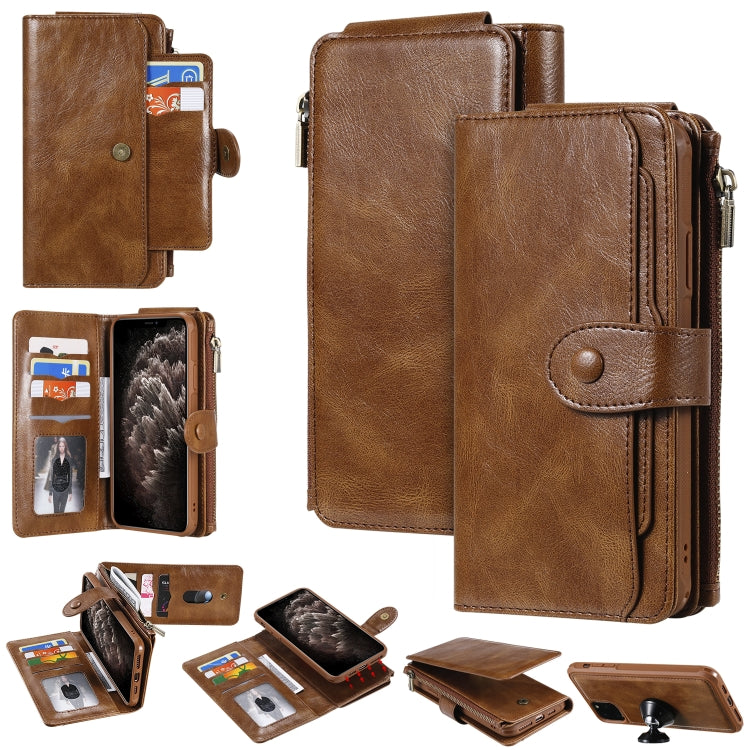 E-Comfort Retro Leather Flip Case iPhone 11, Card Slots and Stand