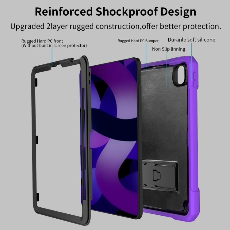 Étui antichoc Bumblebee en silicone et PC avec support pour tablette, pour iPad Pro 11 (2018/2020/2021) et iPad 10.2 (2019/2020/2021).