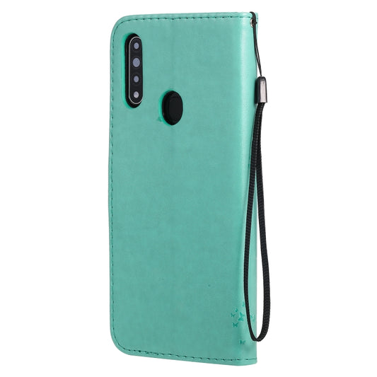 OPPO Find X2 Pro case featuring tree cat artwork and card slots
