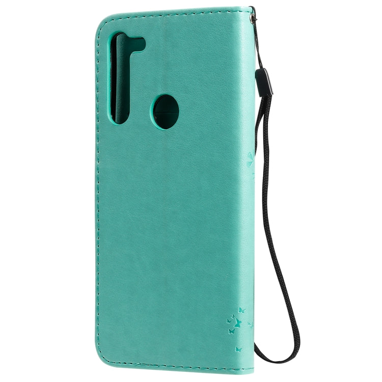 Tree & Cat Pattern Pressed Printing Horizontal Flip PU Leather Case with Holder & Card Slots & Wallet & Lanyard, For Motorola Moto G8, For Galaxy A91 / M80S